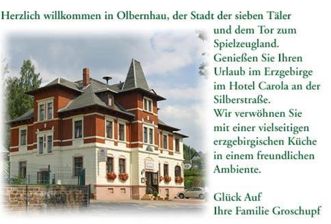 Hotel Carola Olbernhau Kültér fotó